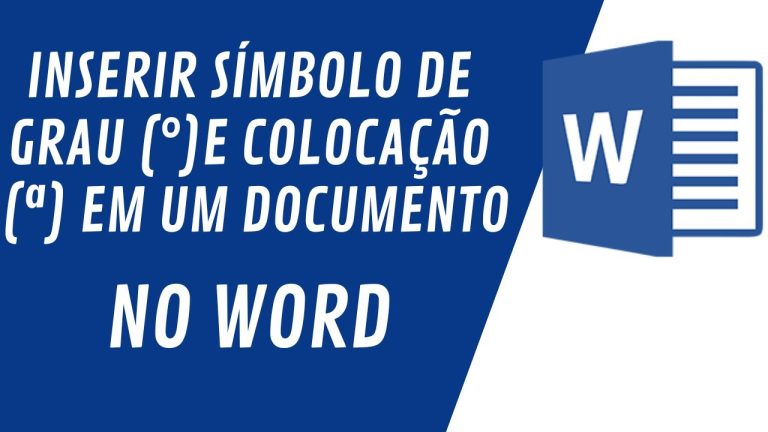 Como colocar grau no Word de forma simples e rápida